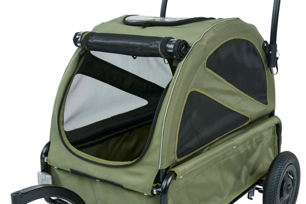 AirBuggy Twinkle Pet Stroller | Ground-Level Entry-Pet Stroller-AirBuggy- Silver Circle Pets