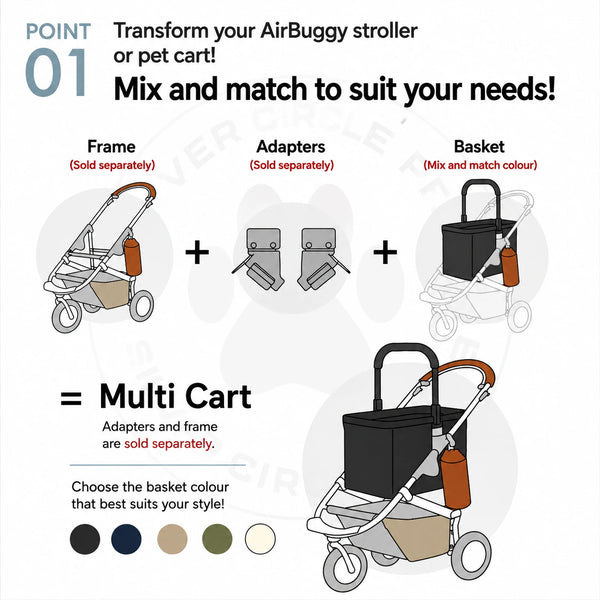AirBuggy Multi-Basket | For Dome 2 & Dome 3