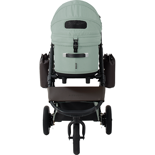 AirBuggy DOME 3 Brake Pet Stroller & Travel System | Handbrake | Slim Fold