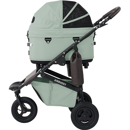 AirBuggy DOME 3 Brake Pet Stroller & Travel System | Handbrake | Slim Fold