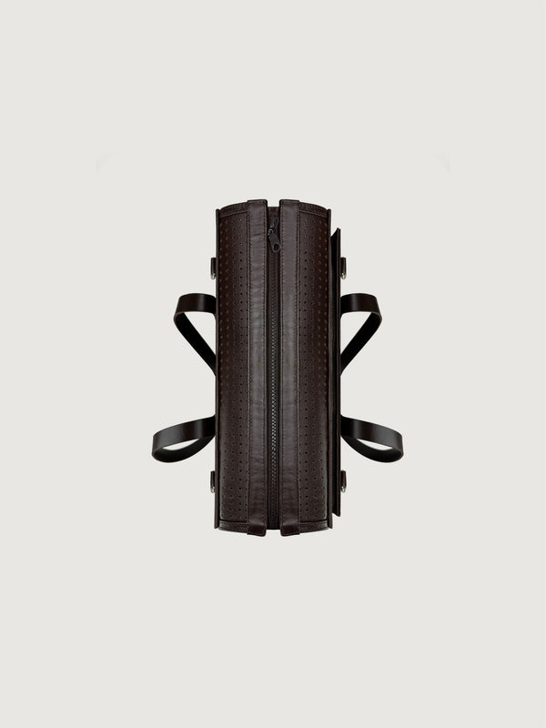 Arnold & Co The Classic | Leather Pet Carrier-Pet Carrier-Arnold & Co- Silver Circle Pets