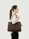 Arnold & Co The Classic | Leather Pet Carrier-Pet Carrier-Arnold & Co- Silver Circle Pets