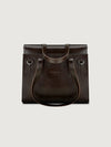 Arnold & Co The Classic | Leather Pet Carrier-Pet Carrier-Arnold & Co- Silver Circle Pets