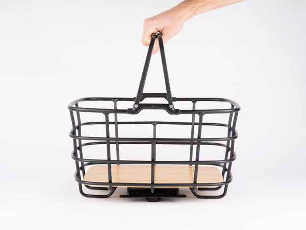AtranVelo DUO AVS Pet Bike Basket-Pet Accessories-AtranVelo- Silver Circle Pets