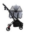 Petique 3-in-1 Tri-Fold Pet Stroller Travel System