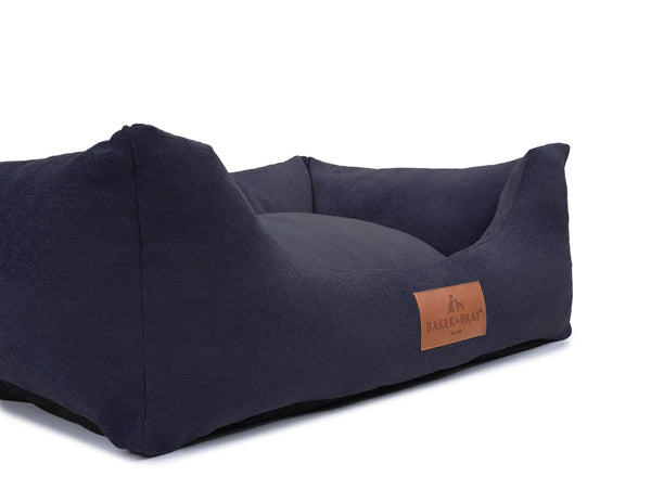 Baker & Bray Eco Luxe Orthopaedic Luxury Dog Bed-Dog Beds-Barker & Bray- Silver Circle Pets