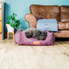 Baker & Bray Eco Luxe Orthopaedic Luxury Dog Bed-Dog Beds-Barker & Bray- Silver Circle Pets