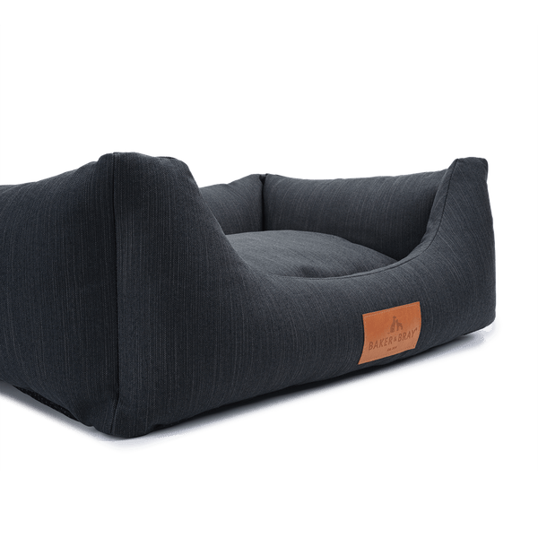 Baker & Bray Eco Luxe Orthopaedic Luxury Dog Bed-Dog Beds-Barker & Bray- Silver Circle Pets