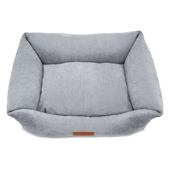 Baker & Bray Eco Luxe Orthopaedic Luxury Dog Bed-Dog Beds-Barker & Bray- Silver Circle Pets