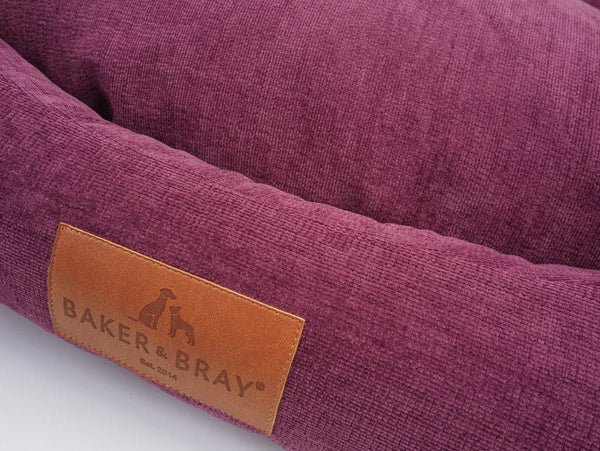 Baker & Bray Eco Luxe Orthopaedic Luxury Dog Bed-Dog Beds-Barker & Bray- Silver Circle Pets