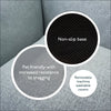Baker & Bray Eco Luxe Orthopaedic Luxury Dog Bed-Dog Beds-Barker & Bray- Silver Circle Pets