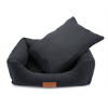 Baker & Bray Eco Luxe Orthopaedic Luxury Dog Bed-Dog Beds-Barker & Bray- Silver Circle Pets