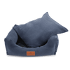 Baker & Bray Eco Luxe Orthopaedic Luxury Dog Bed-Dog Beds-Barker & Bray- Silver Circle Pets