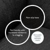 Baker & Bray Eco Luxe Orthopaedic Luxury Dog Bed-Dog Beds-Barker & Bray- Silver Circle Pets