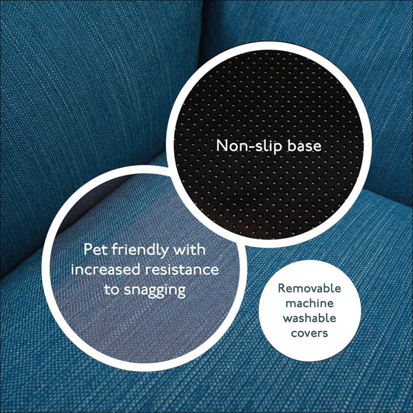 Baker & Bray Eco Luxe Orthopaedic Luxury Dog Bed-Dog Beds-Barker & Bray- Silver Circle Pets