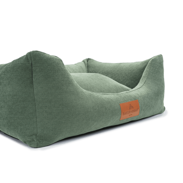 Baker & Bray Eco Luxe Orthopaedic Luxury Dog Bed-Dog Beds-Barker & Bray- Silver Circle Pets