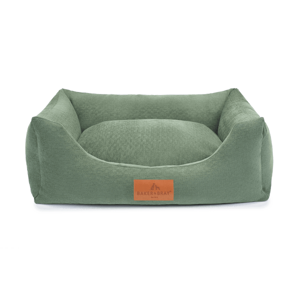 Baker & Bray Eco Luxe Orthopaedic Luxury Dog Bed-Dog Beds-Barker & Bray- Silver Circle Pets