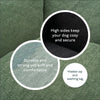 Baker & Bray Eco Luxe Orthopaedic Luxury Dog Bed-Dog Beds-Barker & Bray- Silver Circle Pets