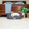 Baker & Bray Eco Luxe Orthopaedic Luxury Dog Bed-Dog Beds-Barker & Bray- Silver Circle Pets