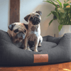 Baker & Bray Eco Luxe Orthopaedic Luxury Dog Bed-Dog Beds-Barker & Bray- Silver Circle Pets