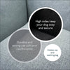 Baker & Bray Eco Luxe Orthopaedic Luxury Dog Bed-Dog Beds-Barker & Bray- Silver Circle Pets