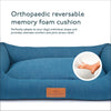 Baker & Bray Eco Luxe Orthopaedic Luxury Dog Bed-Dog Beds-Barker & Bray- Silver Circle Pets