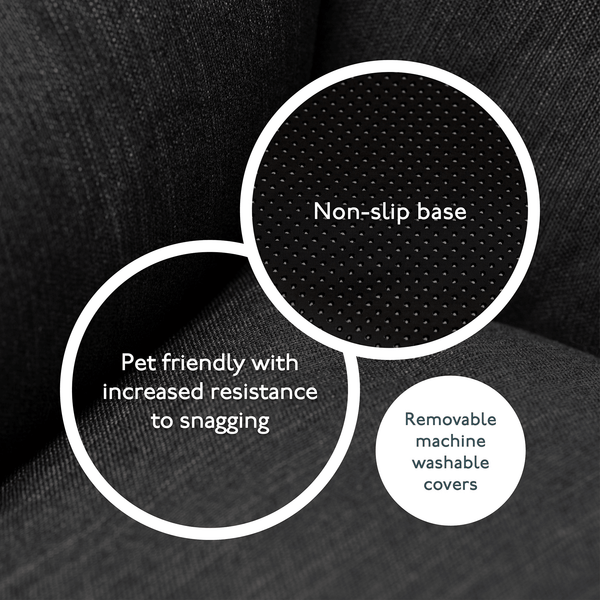 Baker & Bray Eco Luxe Orthopaedic Luxury Dog Bed-Dog Beds-Barker & Bray- Silver Circle Pets