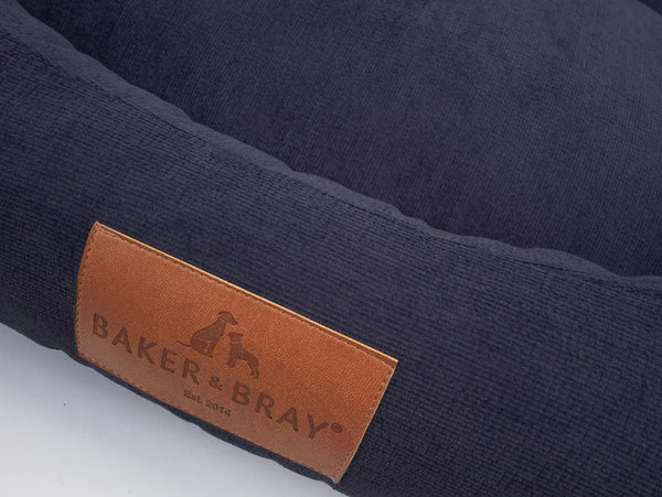 Baker & Bray Eco Luxe Orthopaedic Luxury Dog Bed-Dog Beds-Barker & Bray- Silver Circle Pets