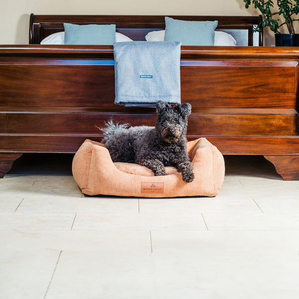 Baker & Bray Eco Luxe Orthopaedic Luxury Dog Bed-Dog Beds-Barker & Bray- Silver Circle Pets