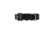 Baker & Bray Sustainable Leather Dog Collar | Black-Dog Collar-Baker & Bray- Silver Circle Pets