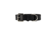 Baker & Bray Sustainable Leather Dog Collar & Lead Set | Black-Collar & Leash Set-Baker & Bray- Silver Circle Pets