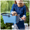Basil Buddy KF Dog Bike Front Basket-Pet Accessories-Basil- Silver Circle Pets