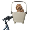 Basil Buddy KF Dog Bike Front Basket-Pet Accessories-Basil- Silver Circle Pets