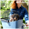 Basil Buddy KF Dog Bike Front Basket-Pet Accessories-Basil- Silver Circle Pets