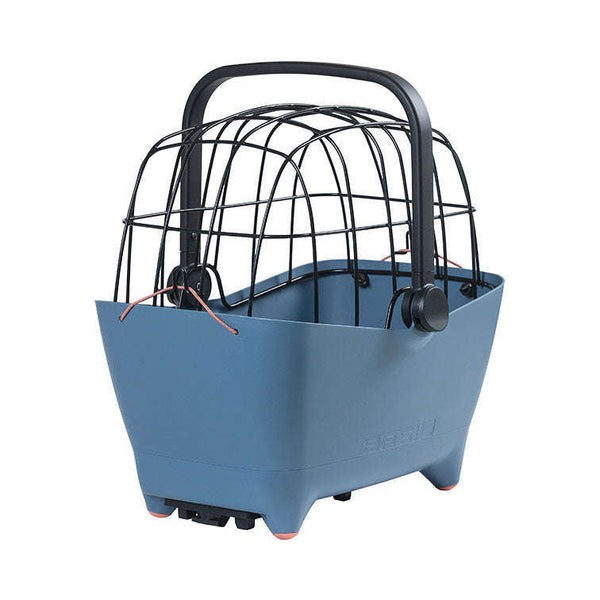 Basil Buddy MIK Dog Bike Basket-Pet Accessories-Basil- Silver Circle Pets