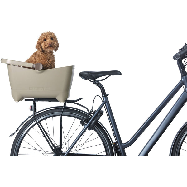 Basil Buddy MIK Dog Bike Basket-Pet Accessories-Basil- Silver Circle Pets