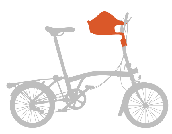Brook & Breeze Canine Copilot Folding Bike Front Mount