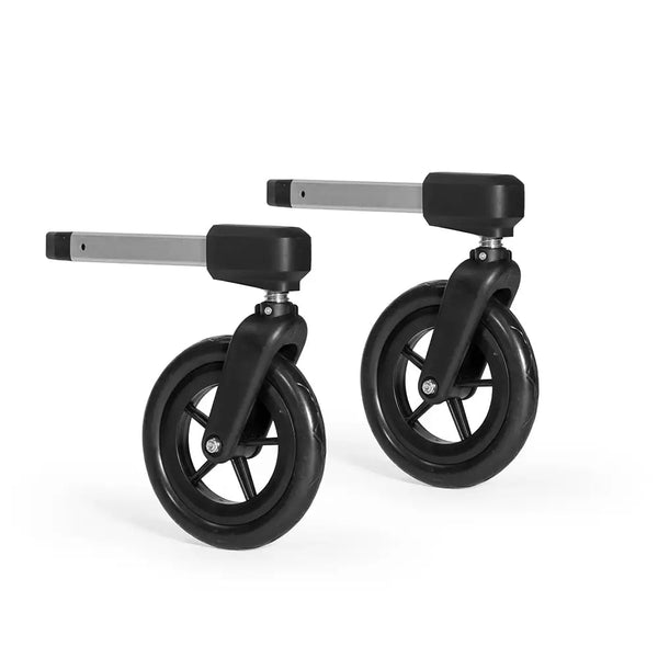 Burley 2 Wheel Stroller Kit-Pet Stroller Wheel Kit-Burley- Silver Circle Pets