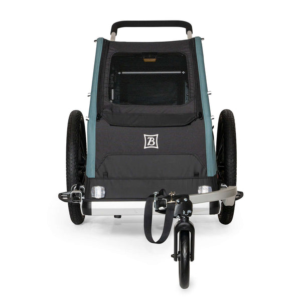 Burley Bark Ranger™ Dog Bike Trailer & Stroller-Pet Trailer-Burley- Silver Circle Pets