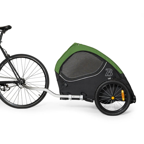 Burley Tail Wagon® Dog Bike Trailer-Pet Trailer-Burley- Silver Circle Pets