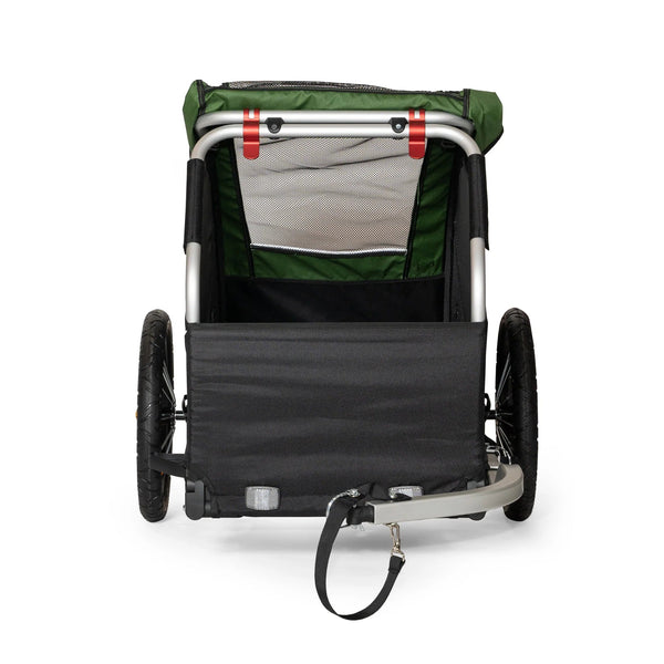 Burley Tail Wagon® Dog Bike Trailer-Pet Trailer-Burley- Silver Circle Pets