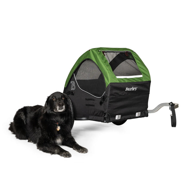 Burley Tail Wagon® Dog Bike Trailer-Pet Trailer-Burley- Silver Circle Pets