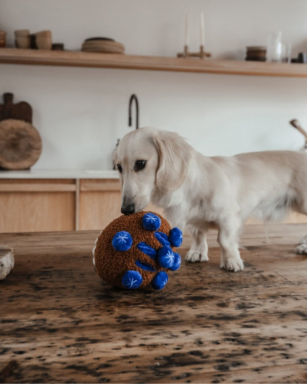 By Teddy Blueberry Muffin Dog Toy-Dog Toy-By Teddy- Silver Circle Pets