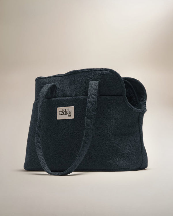 By Teddy Bouclé Pet Carrier | 2-in-1-Pet Carrier-By Teddy- Silver Circle Pets