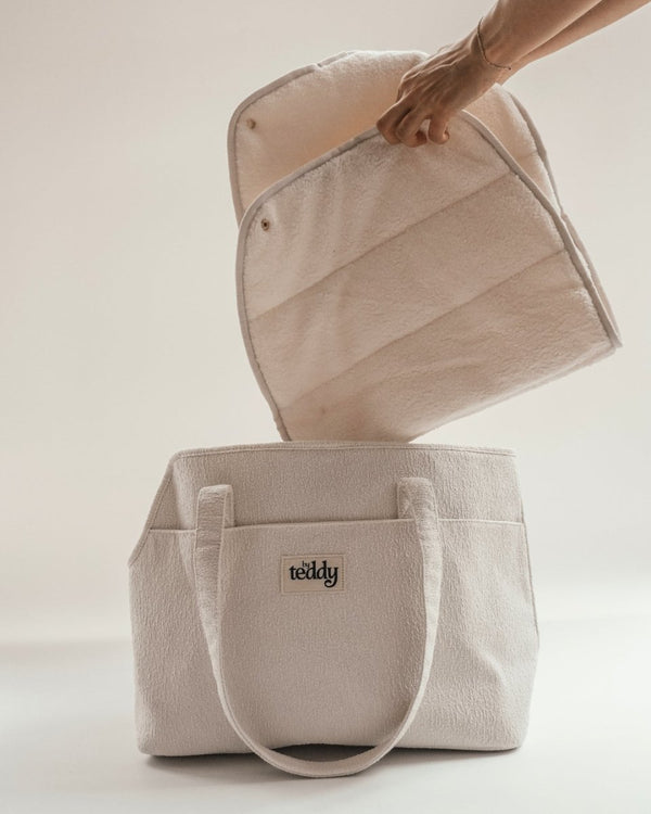 By Teddy Bouclé Pet Carrier | 2-in-1-Pet Carrier-By Teddy- Silver Circle Pets
