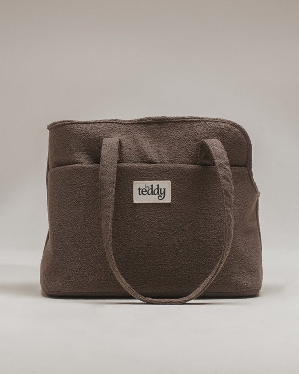 By Teddy Bouclé Pet Carrier | 2-in-1-Pet Carrier-By Teddy- Silver Circle Pets