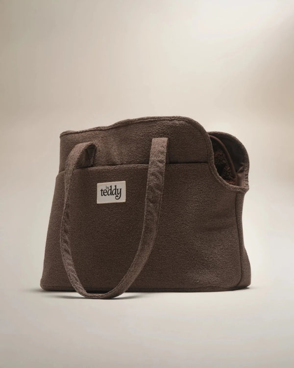 By Teddy Bouclé Pet Carrier | 2-in-1-Pet Carrier-By Teddy- Silver Circle Pets
