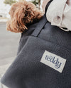 By Teddy Bouclé Pet Carrier | 2-in-1-Pet Carrier-By Teddy- Silver Circle Pets