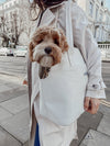 By Teddy Bouclé Pet Carrier | 2-in-1-Pet Carrier-By Teddy- Silver Circle Pets