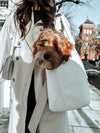 By Teddy Bouclé Pet Carrier | 2-in-1-Pet Carrier-By Teddy- Silver Circle Pets